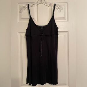 Express Black Prima Cotton & Modal Flowy Tank Top – Size M